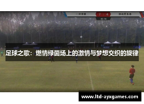 足球之歌：燃情绿茵场上的激情与梦想交织的旋律